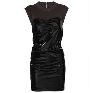 NWT RtA Isabella Vinyl Minidress XS